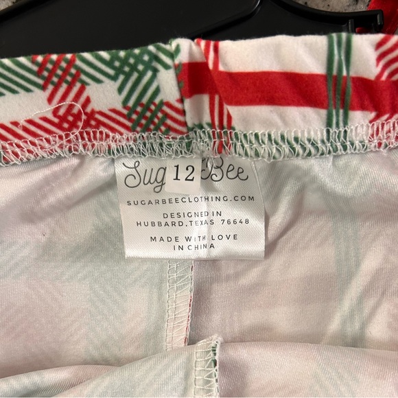 Christmas pajamas SUGAR BEE CLOTHING
Ruffle Buttflap Plaid size 12 - Picture 6 of 8